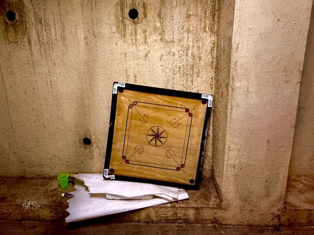 The board once used to unite friends is destined to be alone. - Adit Sarin