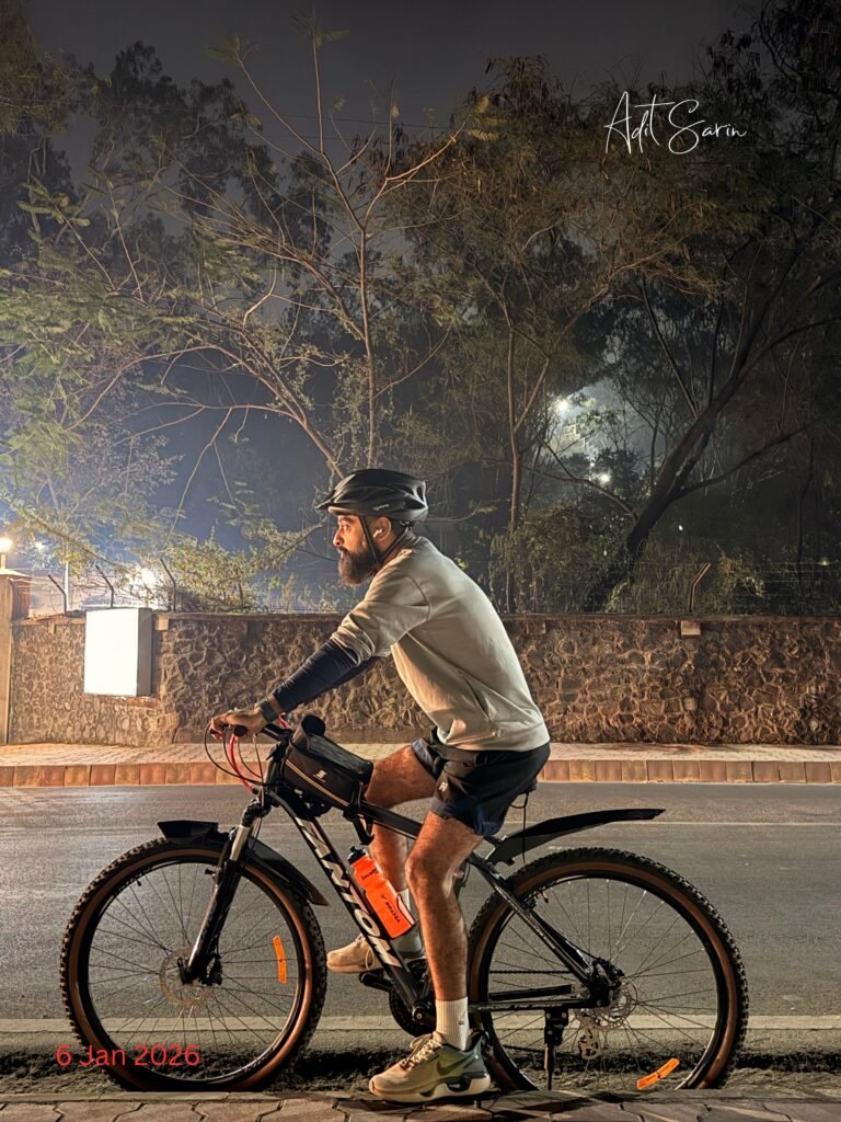 Adit Sarin - 6 January 2026 Cycle ride