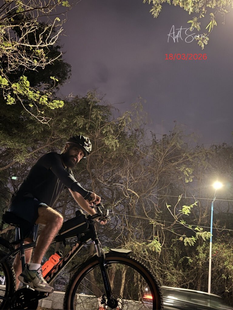 Adit Sarin - 18 march 2026 Cycle ride